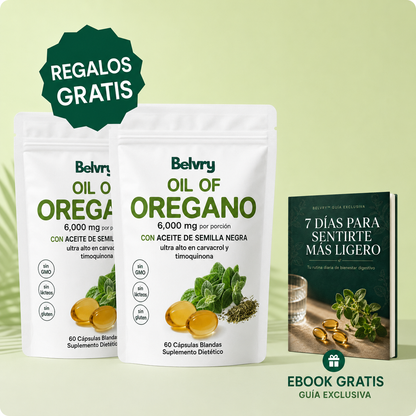 Aceite de orégano + semilla negra