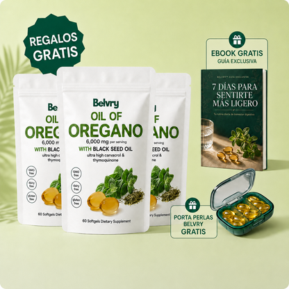 Aceite de orégano + semilla negra