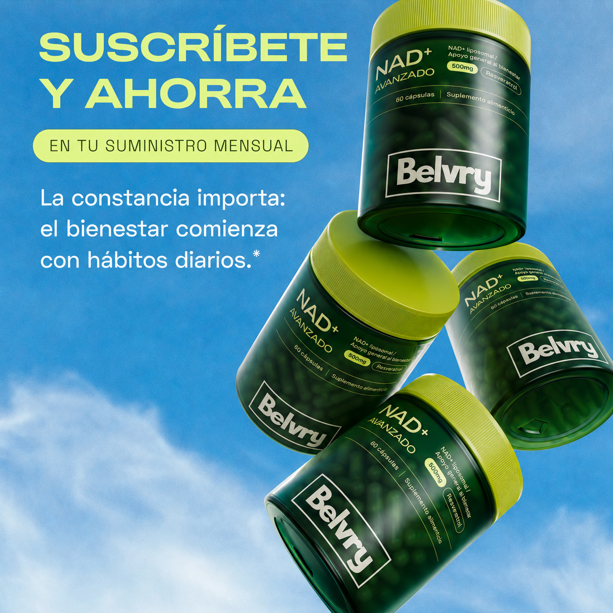 NAD+ Advance Suplemento antienvejecimiento