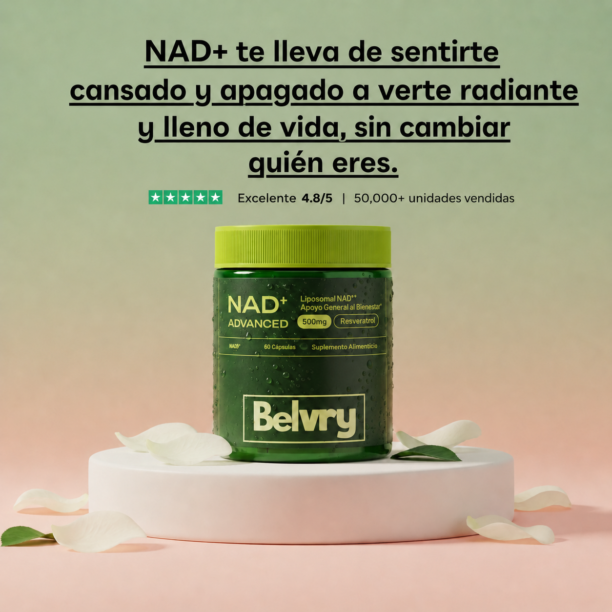 NAD+ Advance Suplemento antienvejecimiento
