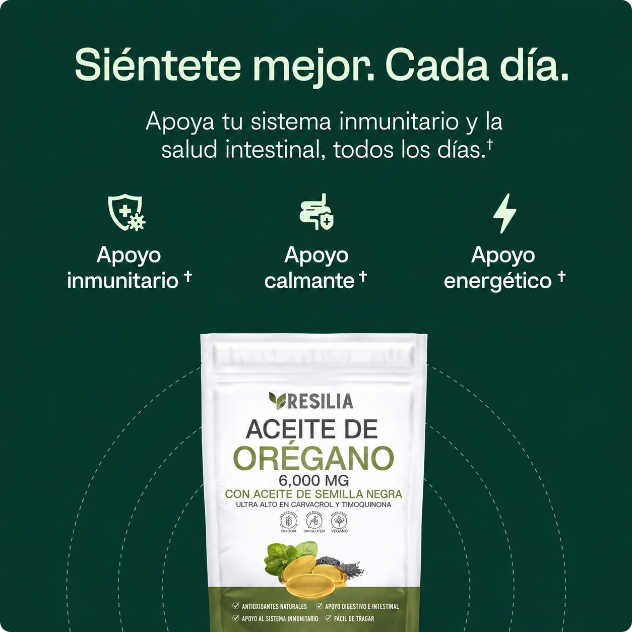 Aceite de orégano 6000mg